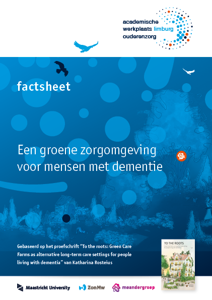 Factsheet Zorgboerderijen voor mensen met dementie