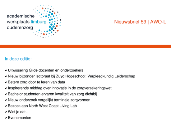 Nieuwsbrief 59 | AWO-L