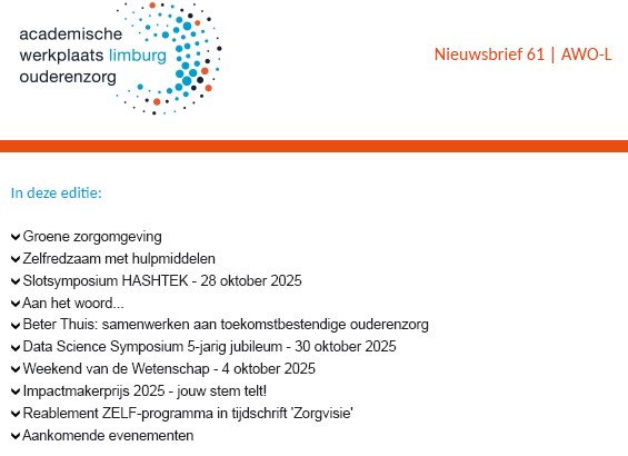 Nieuwsbrief 61 | AWO-L