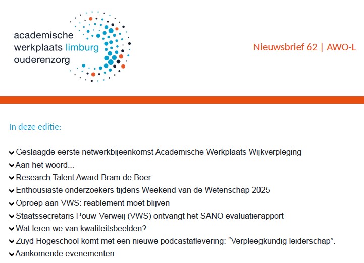Nieuwsbrief 62 | AWO-L